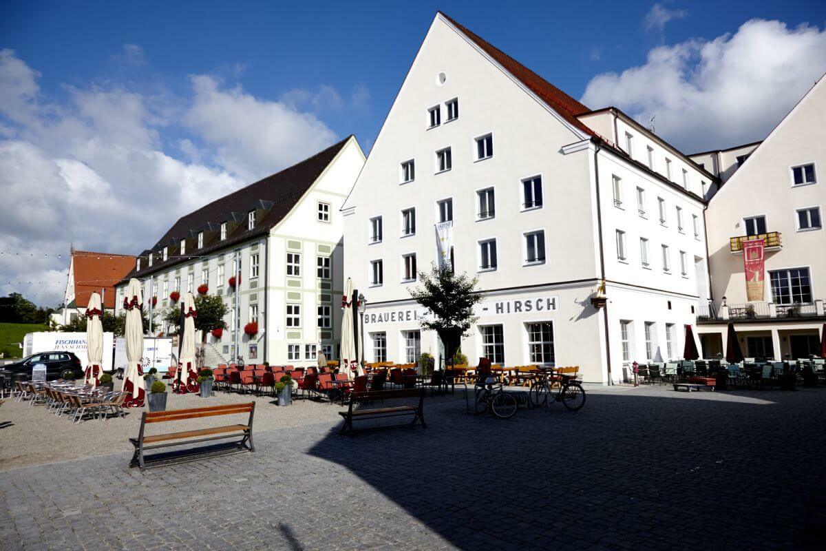 Akzent Brauerei Hotel Hirsch Ottobeuren Exteriér fotografie